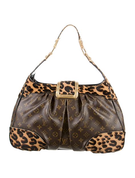 louis vuitton animal print purse